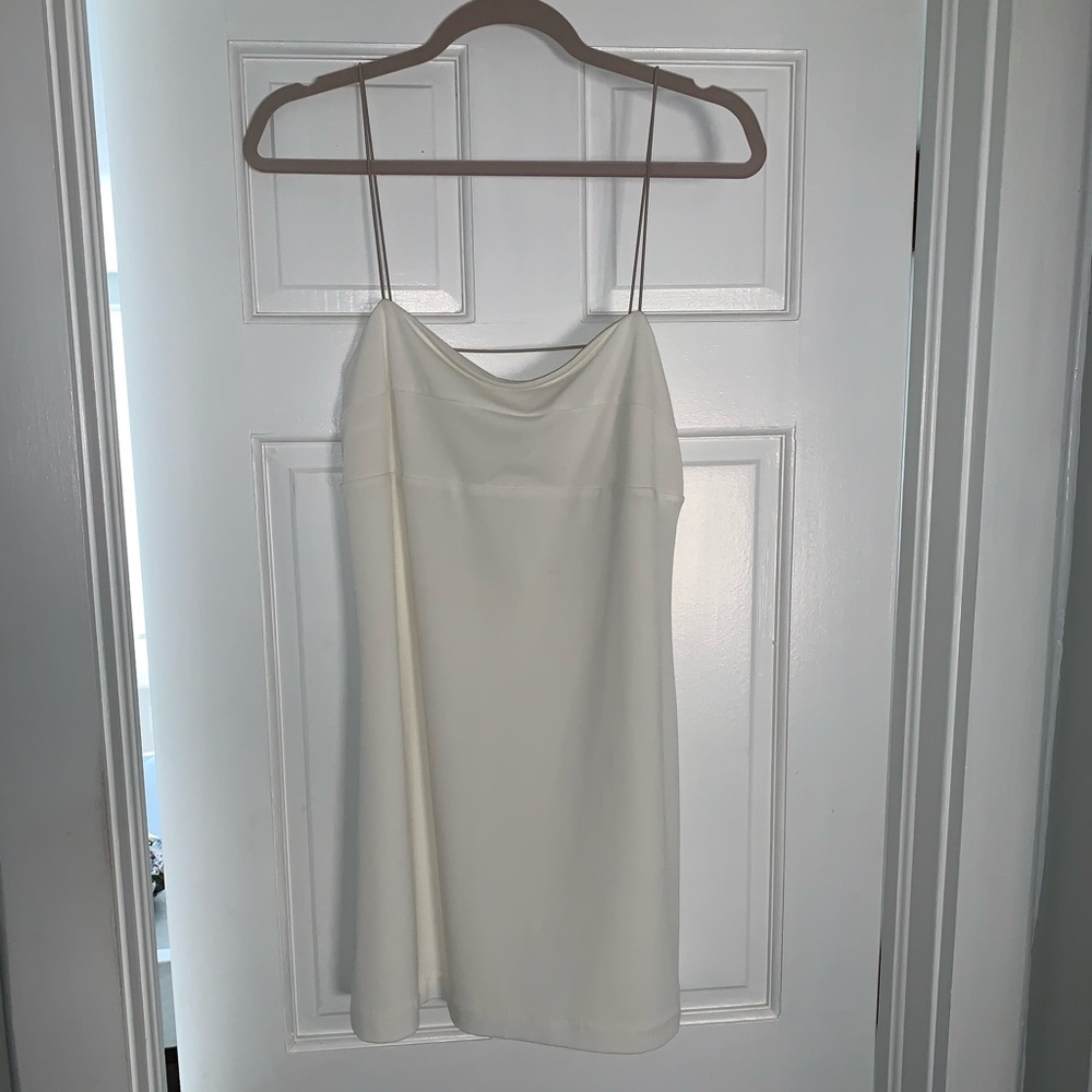 Urban Outfitters White open back mini dress NWT